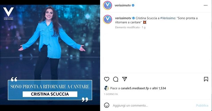 Verissimo, Cristina Scuccia è fidanzata?